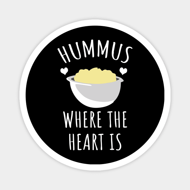 Hummus where the heart is Magnet by LunaMay